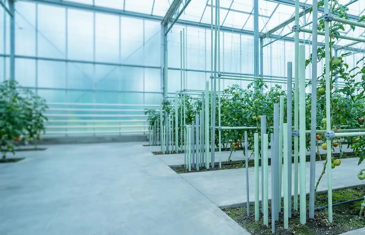FRP profiles used in greenhouse structures