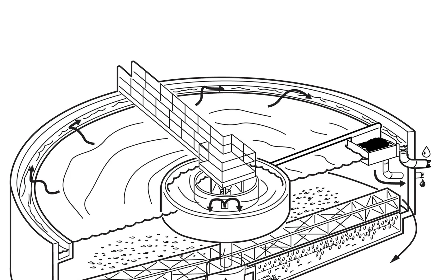 FRP structures for water treatment environments