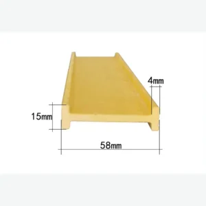 Pultruded FRP channel profile