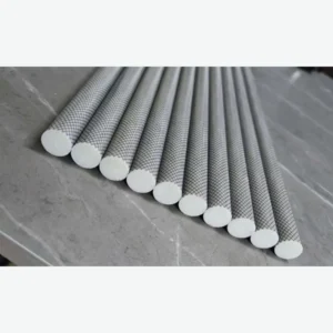 Pultruded FRP round rods arranged for product review