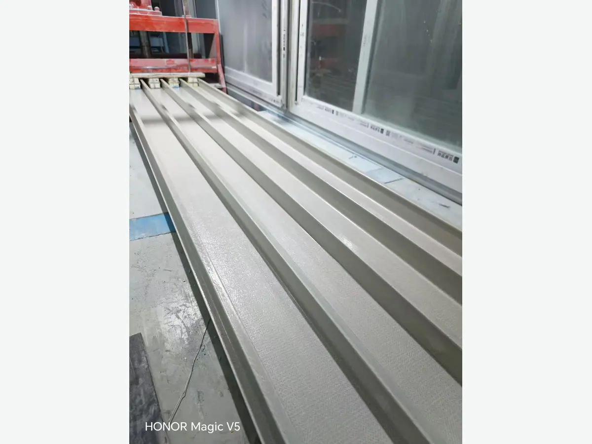 Special pultruded FRP profiles in production