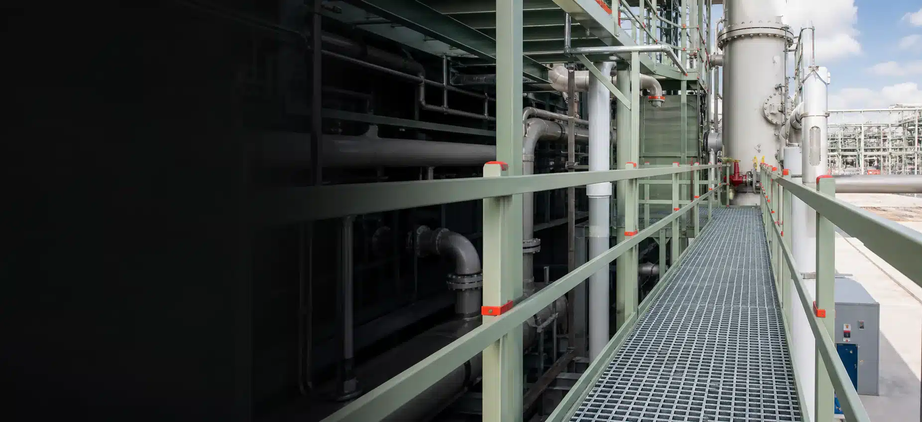 Representative FRP industrial platform application