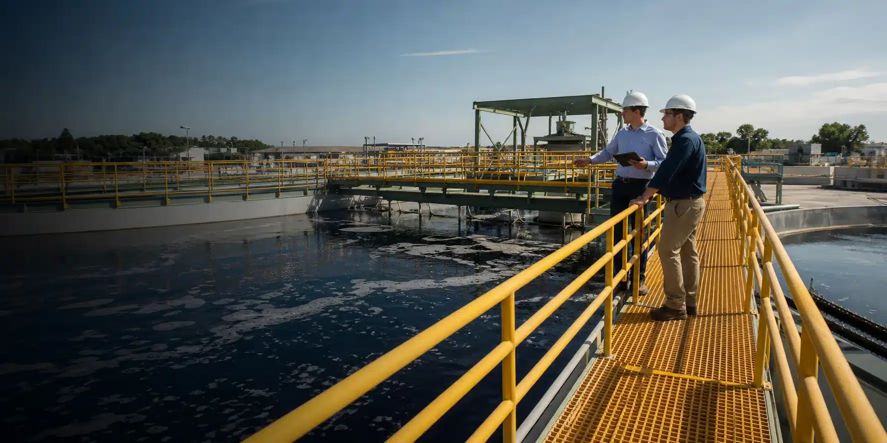 Representative water treatment FRP access application